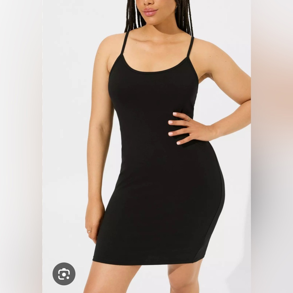 Torrid Black Mini Foxy Cami Dress